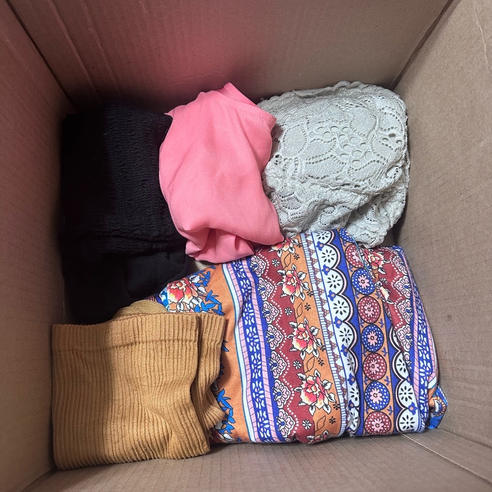 Colorful bohemian Clothing mystery box 5 for $25 bundle size XS